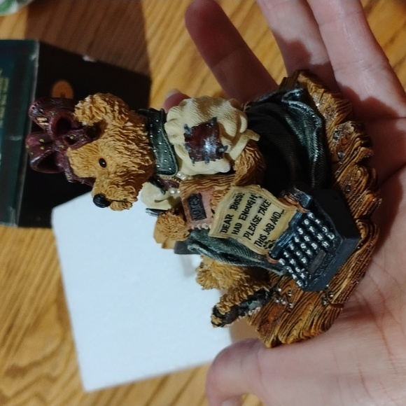 1993 THE BOYDS COLLECTION...TAKE THIS JOB RESIN BEAR FIGURINE. - Picture 7 of 12